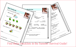 Daily to do list for summer. 3 tyoes for different ages. Get the workbook beofre kids get home!