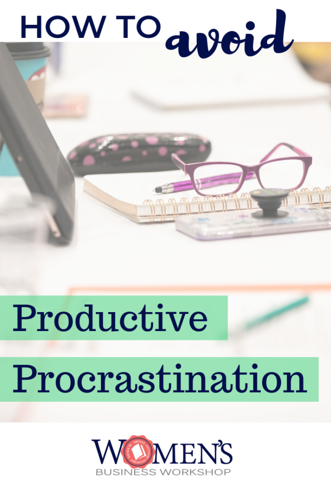 How to Avoid Productive Procrastination so you can take action and be more productive.