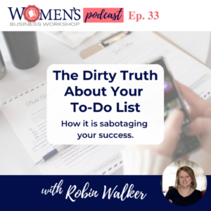 womens business podcast procrastination and your to do list