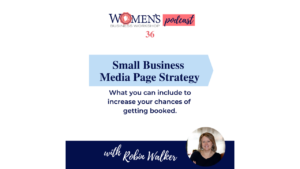Business Media Page Strategy what to include to book speaking and podcast opportunities