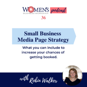 Business Media Page Strategy what to include to book speaking and podcast opportunities