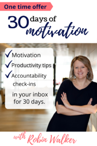 Accountability through 30 days of motivation