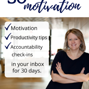 Accountability through 30 days of motivation