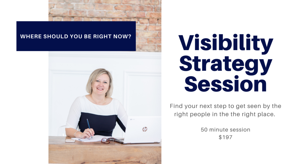 1:1 Visibility Strategy Session