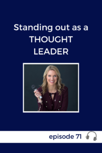 Standing Out as a thought leader as a small business owner with Carol Cox