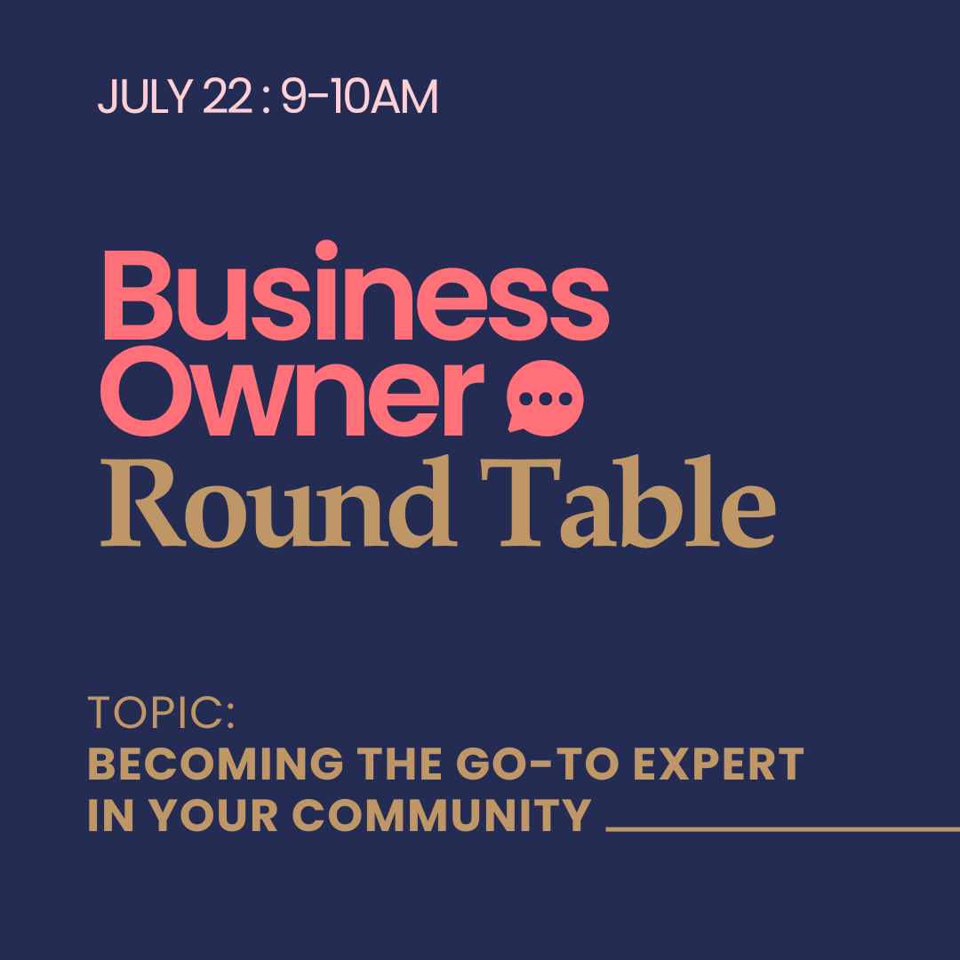 Business owner roundtable discussion online